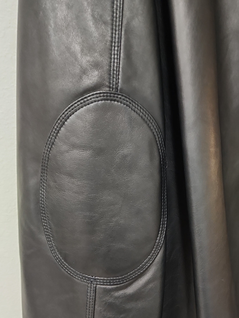 Faconnable Jacket Lambskin Leather Reversible Chore Coat Corduroy Brown size L - Picture 11 of 14